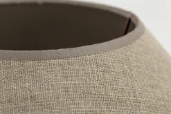 Circum, Lampshade, Natural And Silver, Conical, 45 Cm