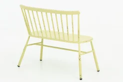Claire, Garden Bench, Retro Yellow