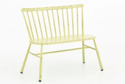 Claire, Garden Bench, Retro Yellow