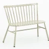 Claire, Garden Bench, Retro White