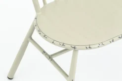 Claire, Garden Bench, Retro White