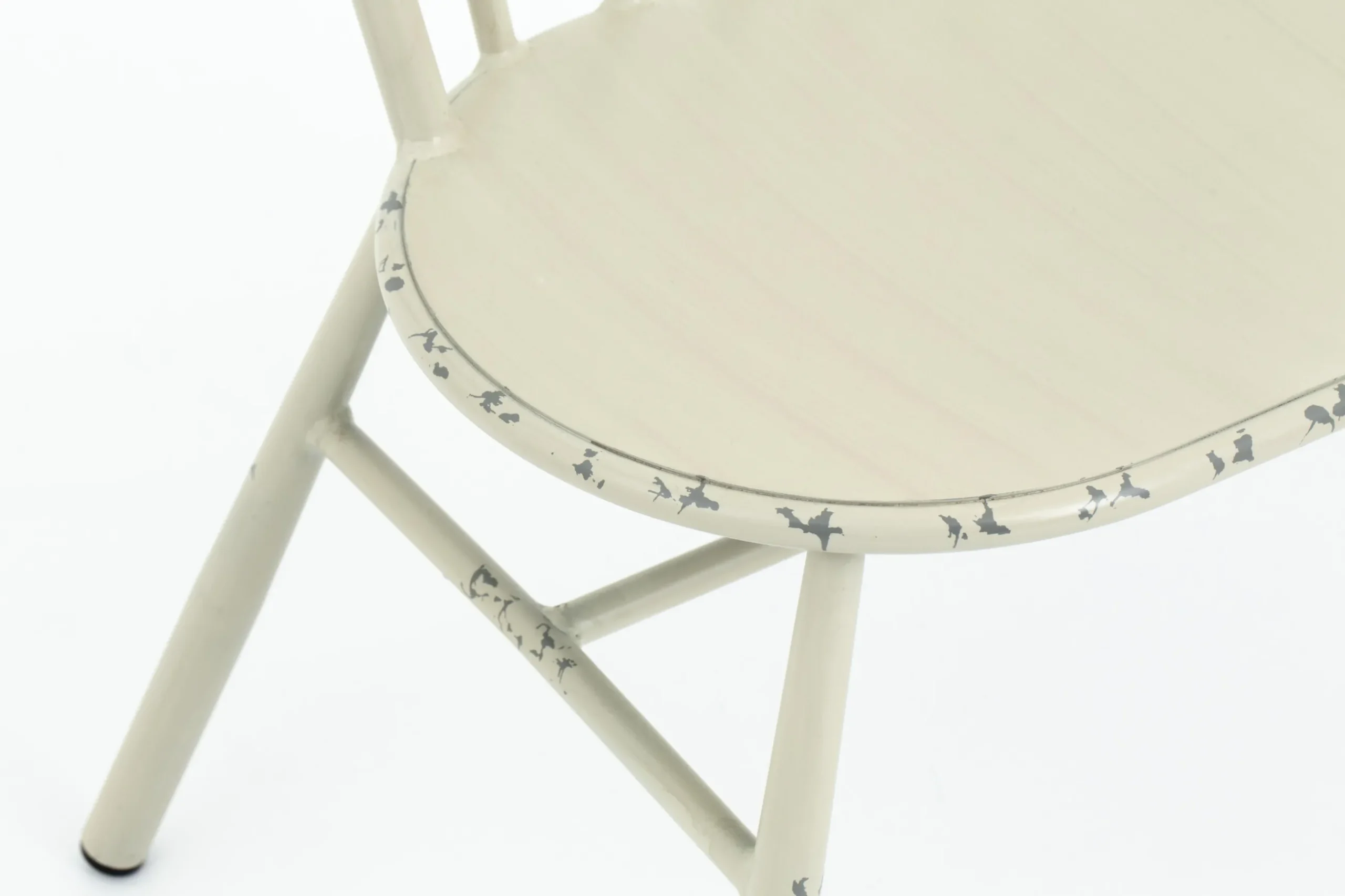 Claire, Garden Bench, Retro White