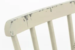 Claire, Garden Bench, Retro White