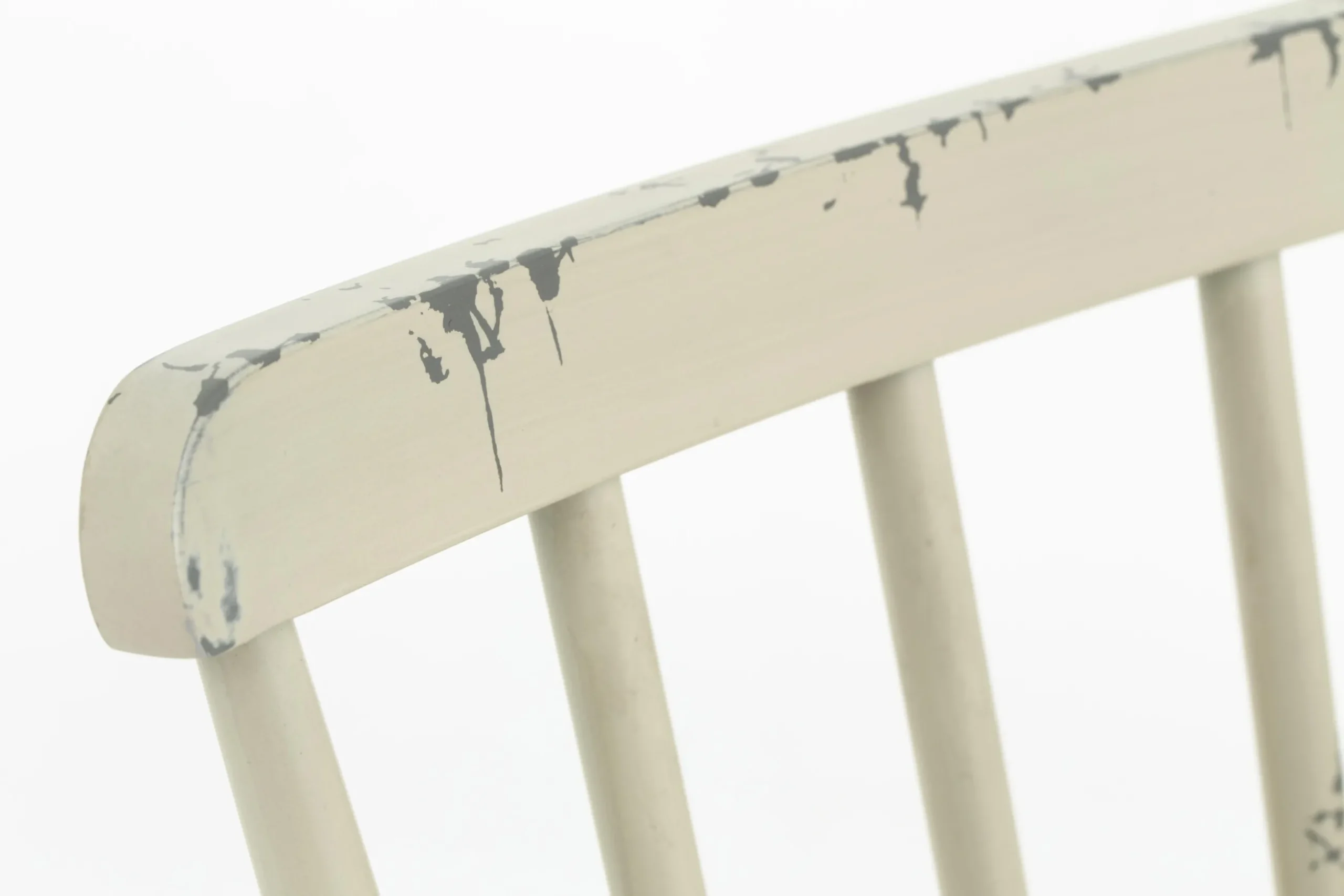 Claire, Garden Bench, Retro White