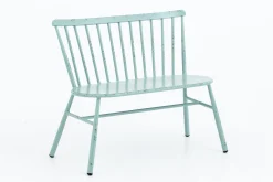 Claire, Garden Bench, Retro Blue
