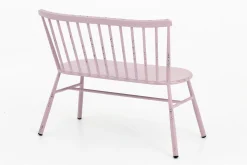 Claire, Garden Bench, Retro Pink