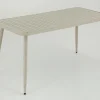 Claire, Garden Table, 150X75, Retro White