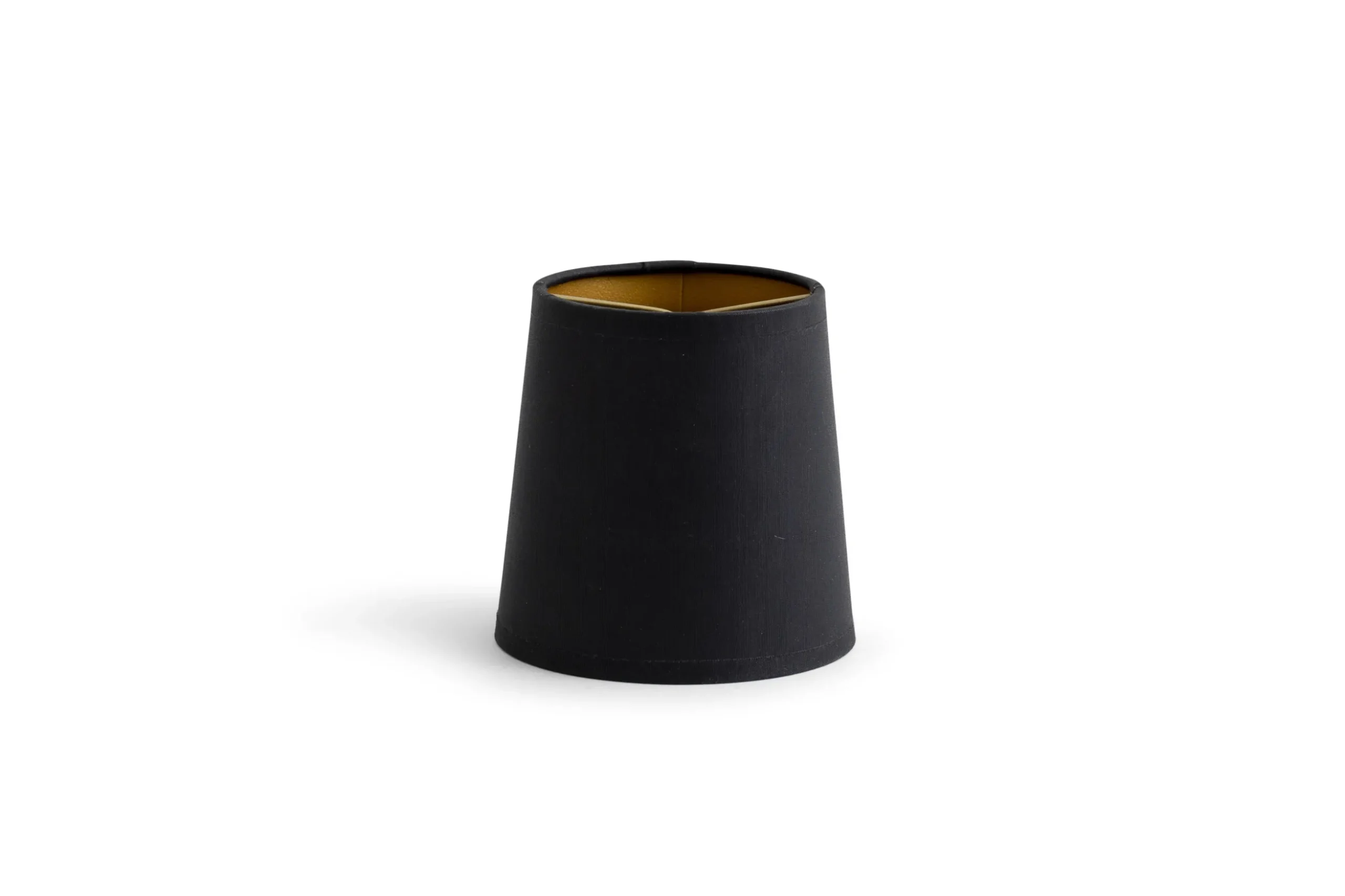 Clips, Lampshade, Black And Gold, Cylinder, 10 Cm