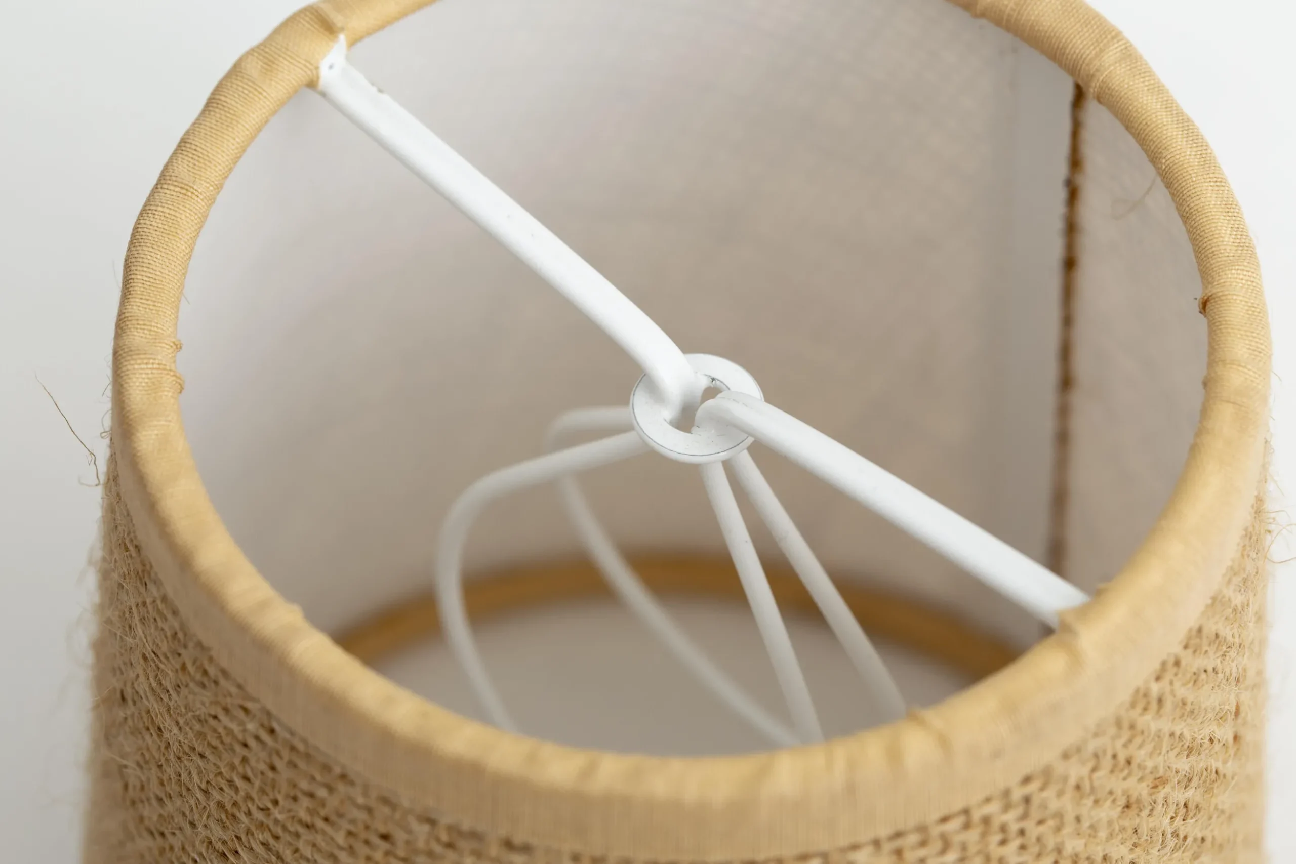 Clips, Lampshade, Jute, Cylinder, 10 Cm