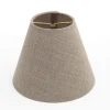 Clips, Lampshade, Natural And Grey, Conical, 14 Cm