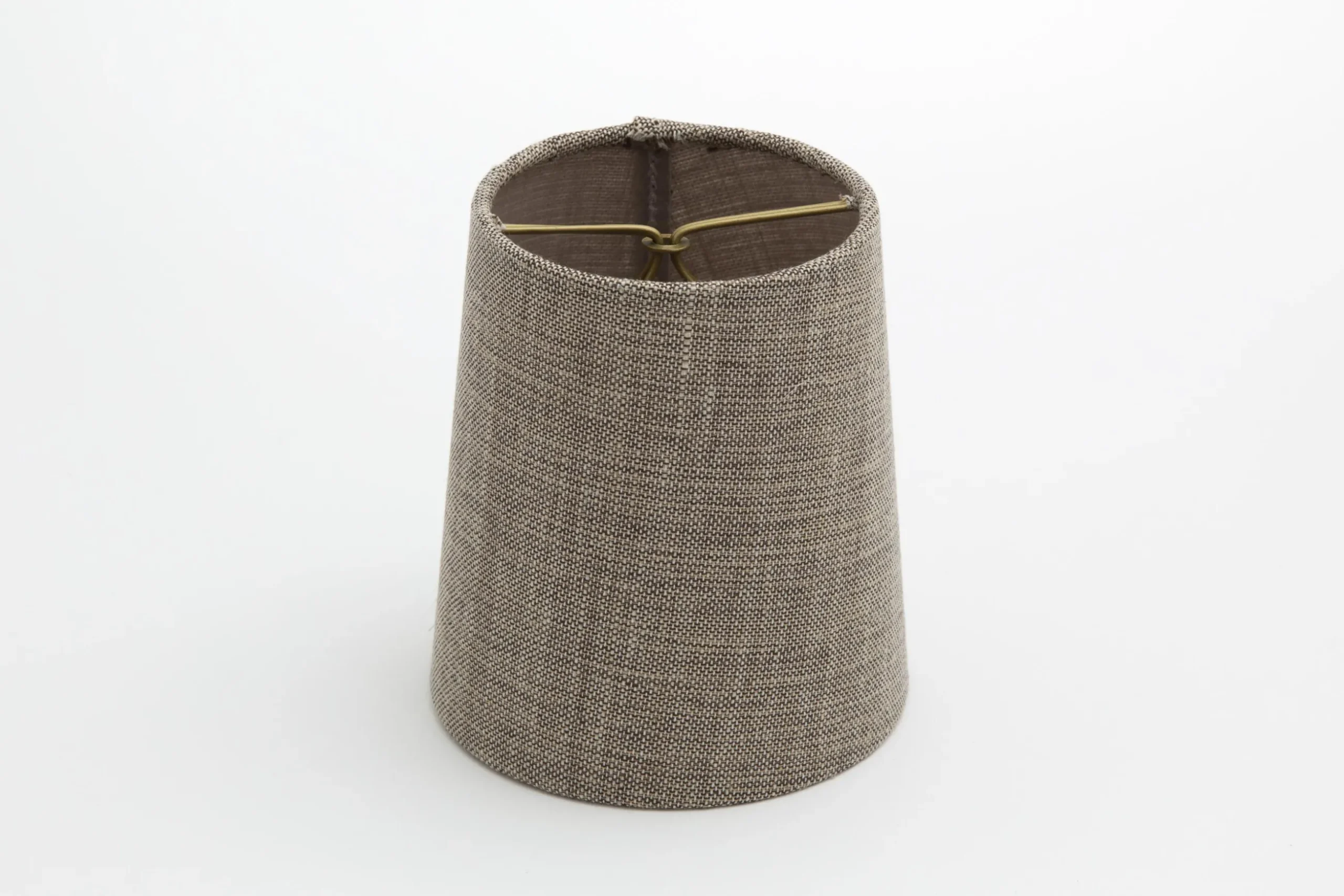 Clips, Lampshade, Natural And Grey, Cylinder, 10 Cm
