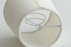 Clips, Lampshade, Off-White, Cylinder, 10 Cm