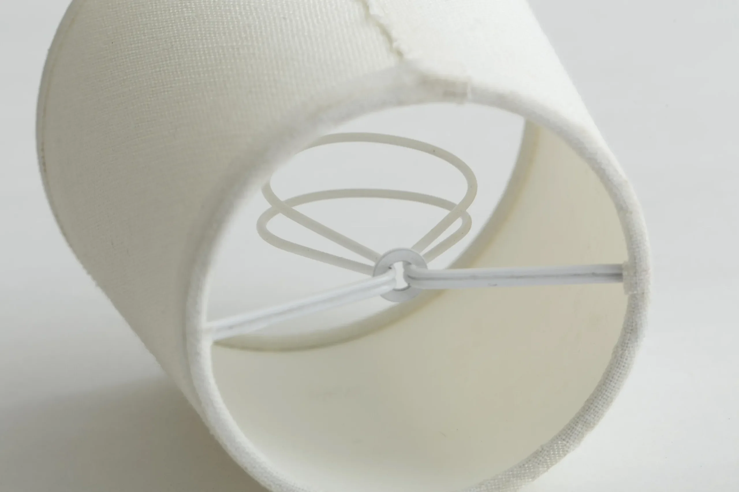 Clips, Lampshade, Off-White, Cylinder, 10 Cm