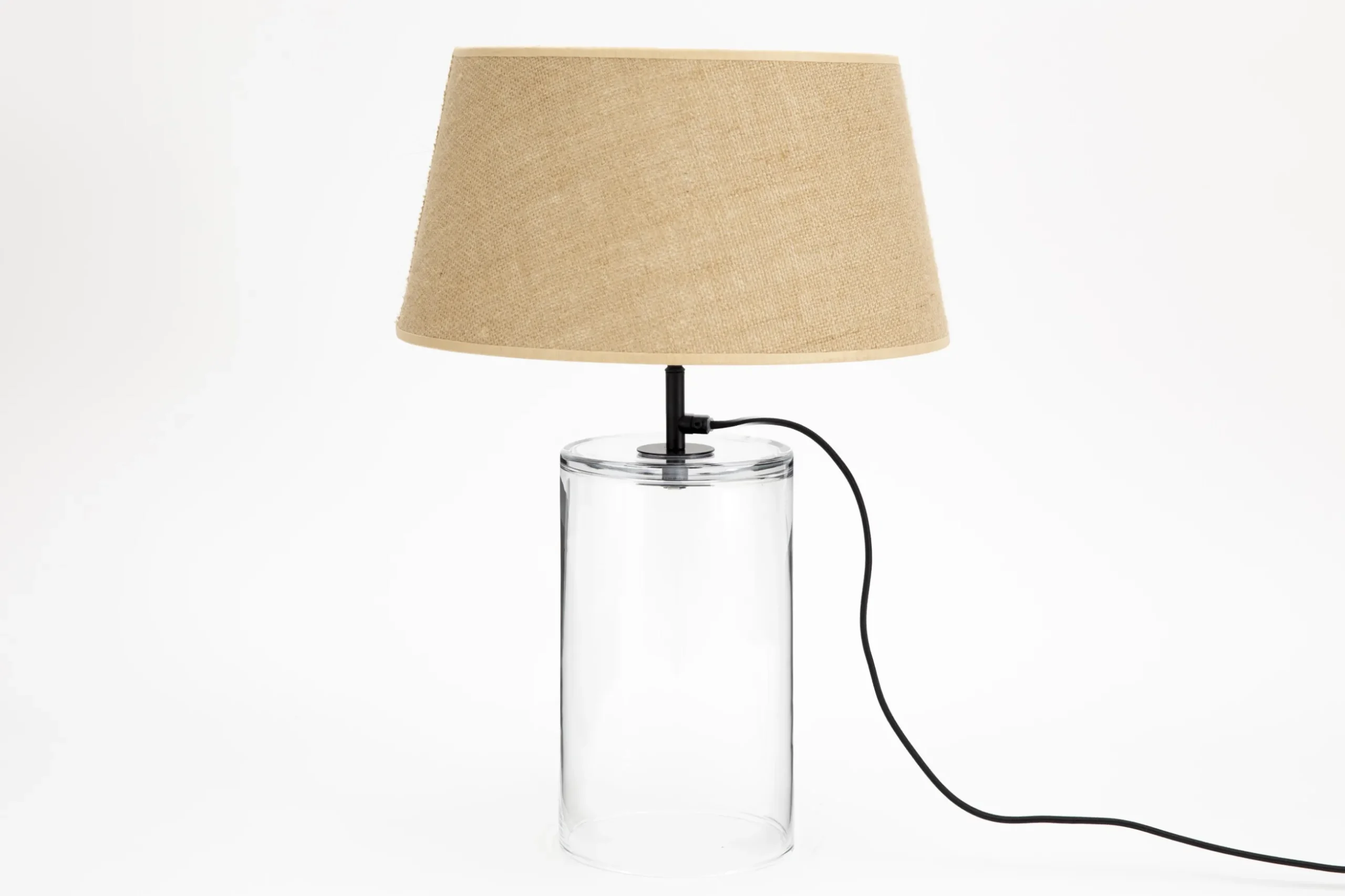 Cypri, Table Lamp, Glass, Black, S
