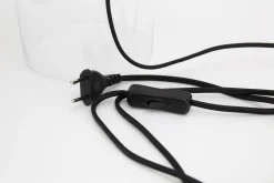 Cypri, Table Lamp, Glass, Black, S