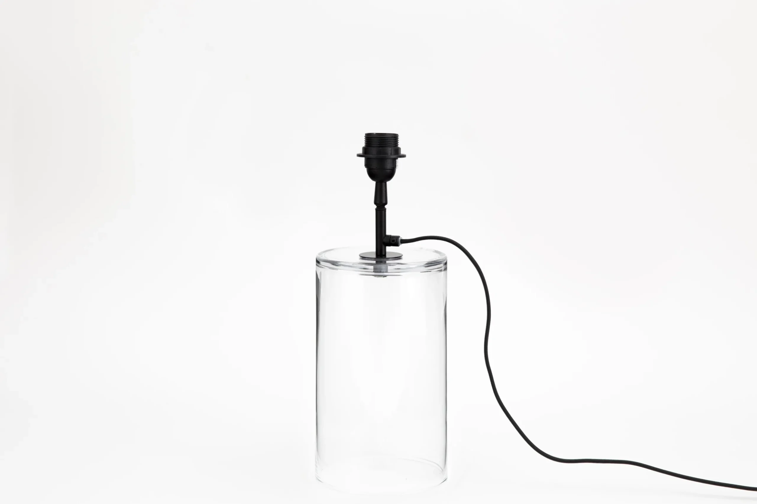 Cypri, Table Lamp, Glass, Black, S