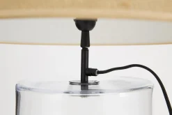 Cypri, Table Lamp, Glass, Black, L