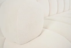 Dallas, Sofa, White, Boucle, 3 Seater