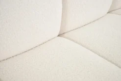 Dallas, Sofa, White, Boucle, 3 Seater