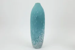 Dego, Vase, Glass, Turquoise, L