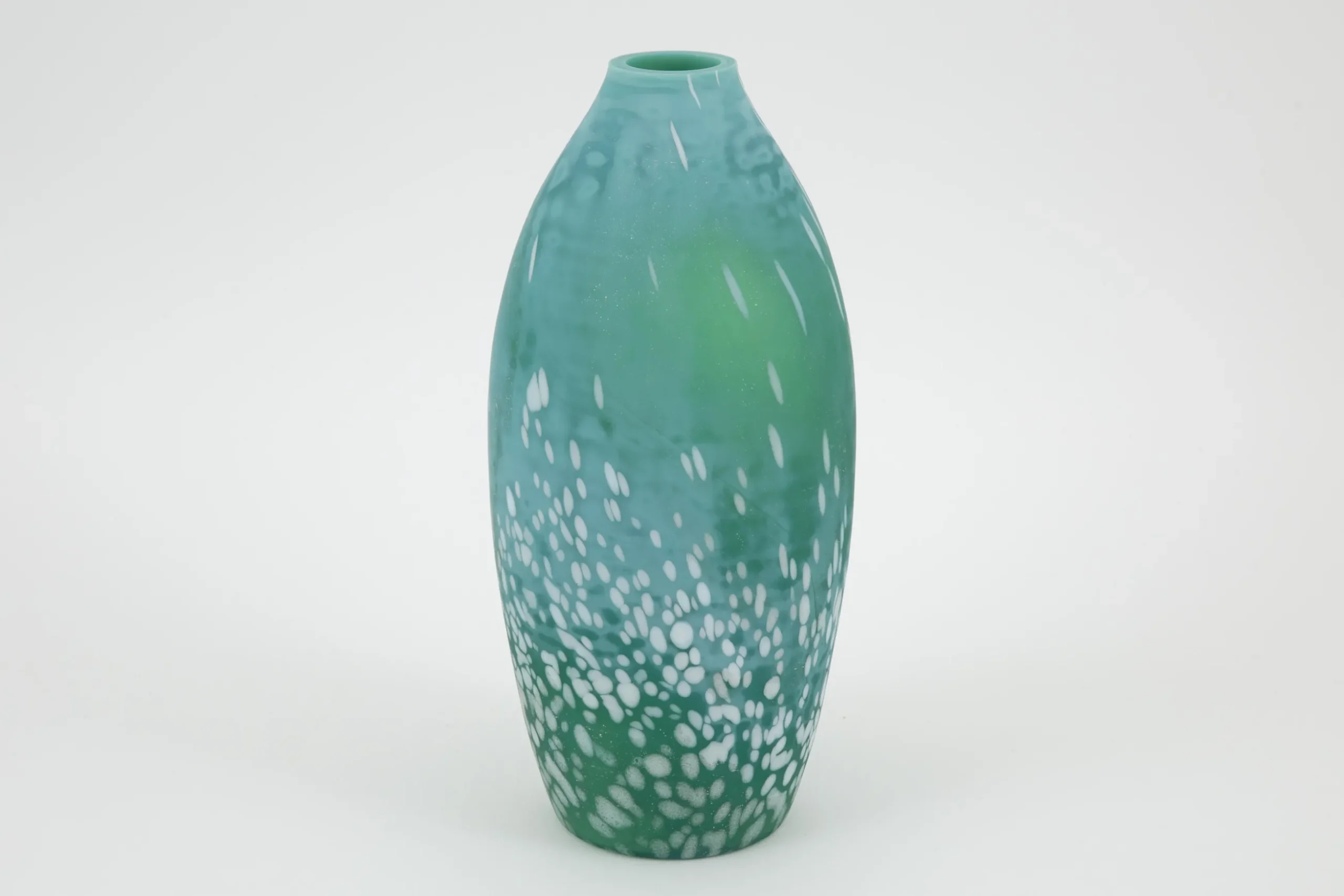 Dego, Vase, Glass, Turquoise, S