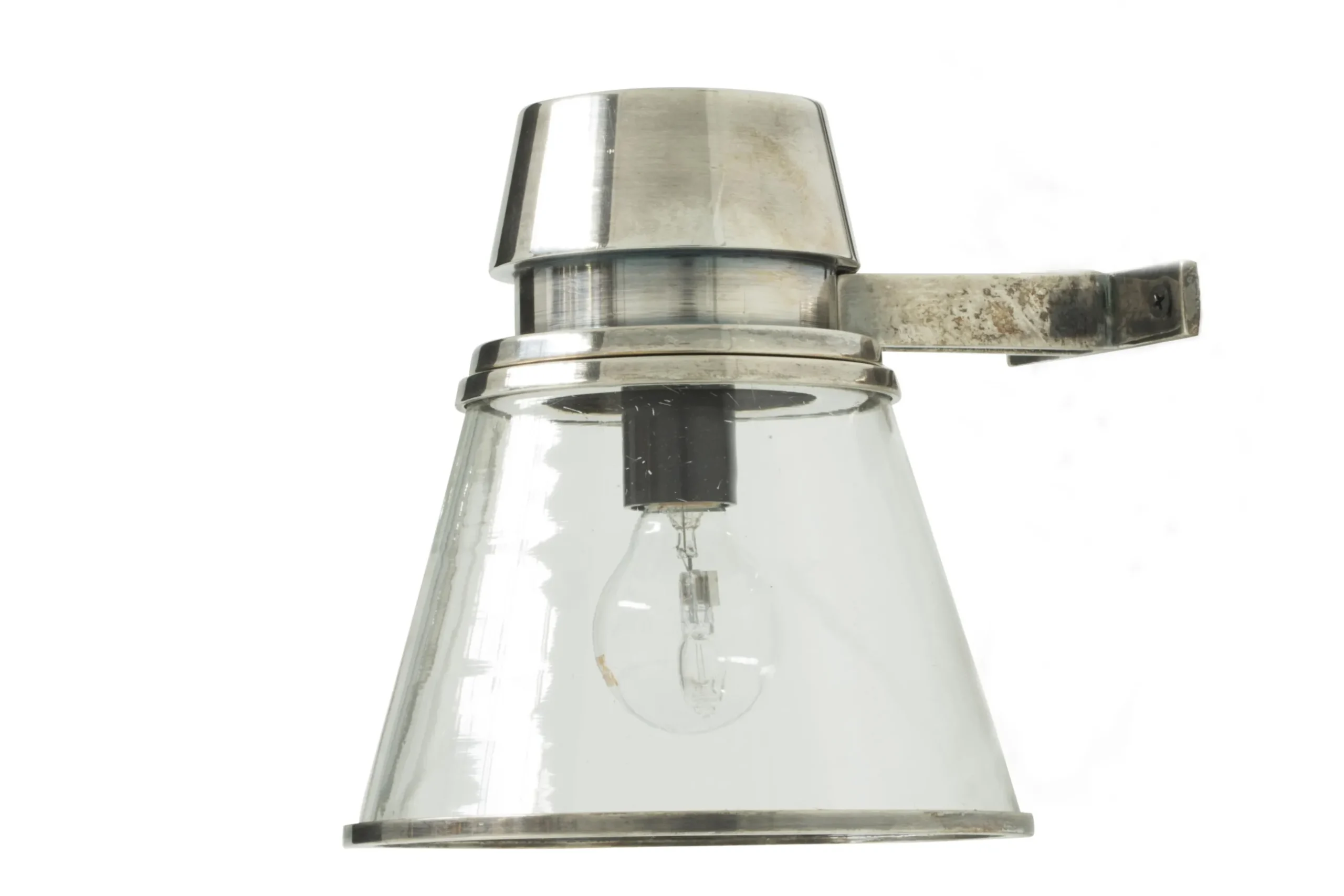 Edwardo, Wall Lamp, Brass, Antique Silver