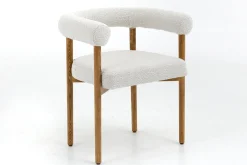 Fancy, Armchair, Fabric, White