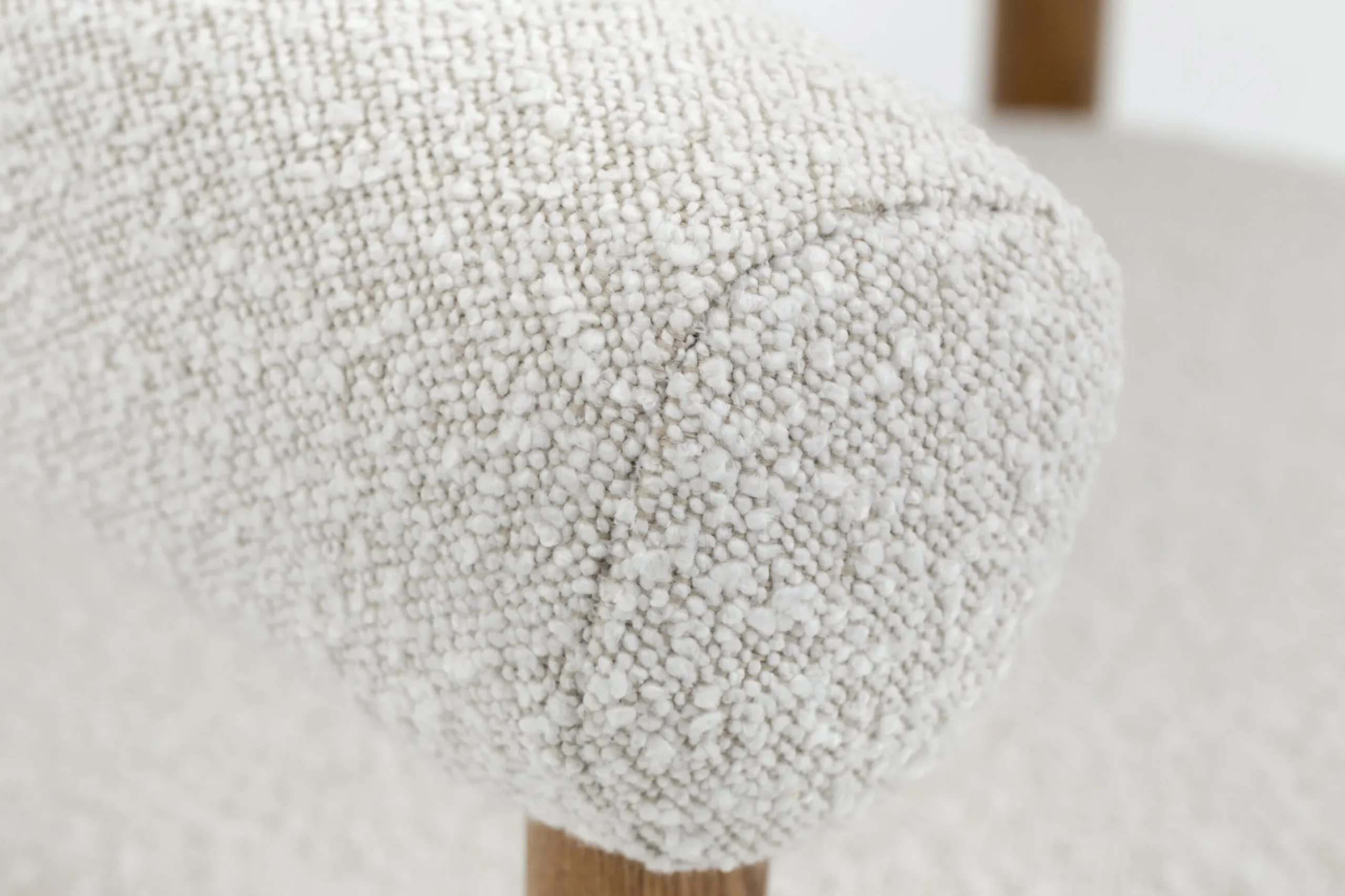 Fancy, Armchair, Fabric, White