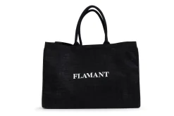 Flamant Bag, Shopping Bag, Jute, Black
