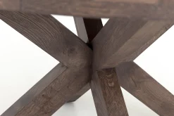 Forino, Dining Table, Smoked Oak, Round, 110 Cm