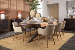 Forino, Dining Table, Smoked Oak, 264 Cm