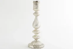 Gideon, Candlestick, Mercury Glass, L