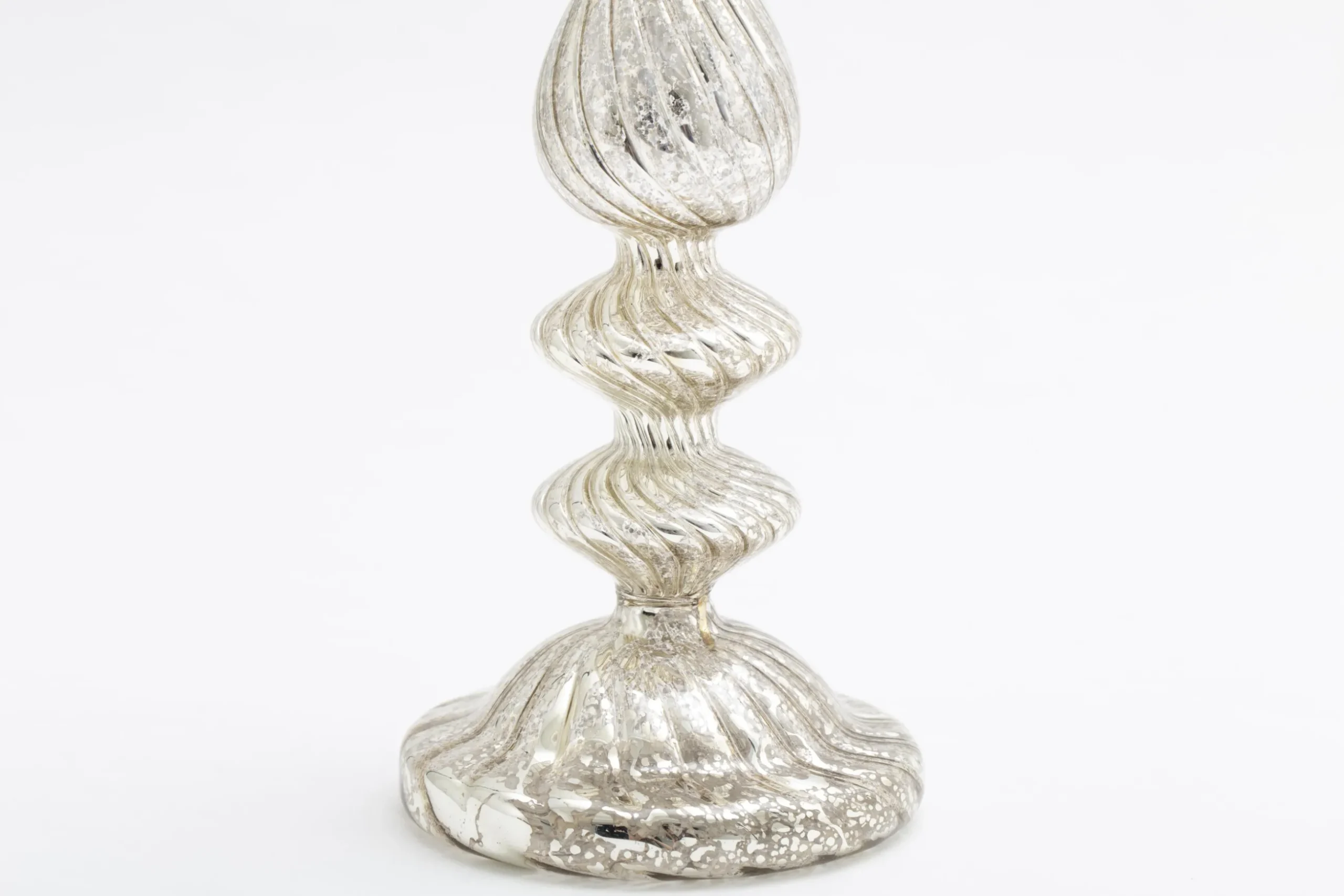 Gideon, Candlestick, Mercury Glass, L