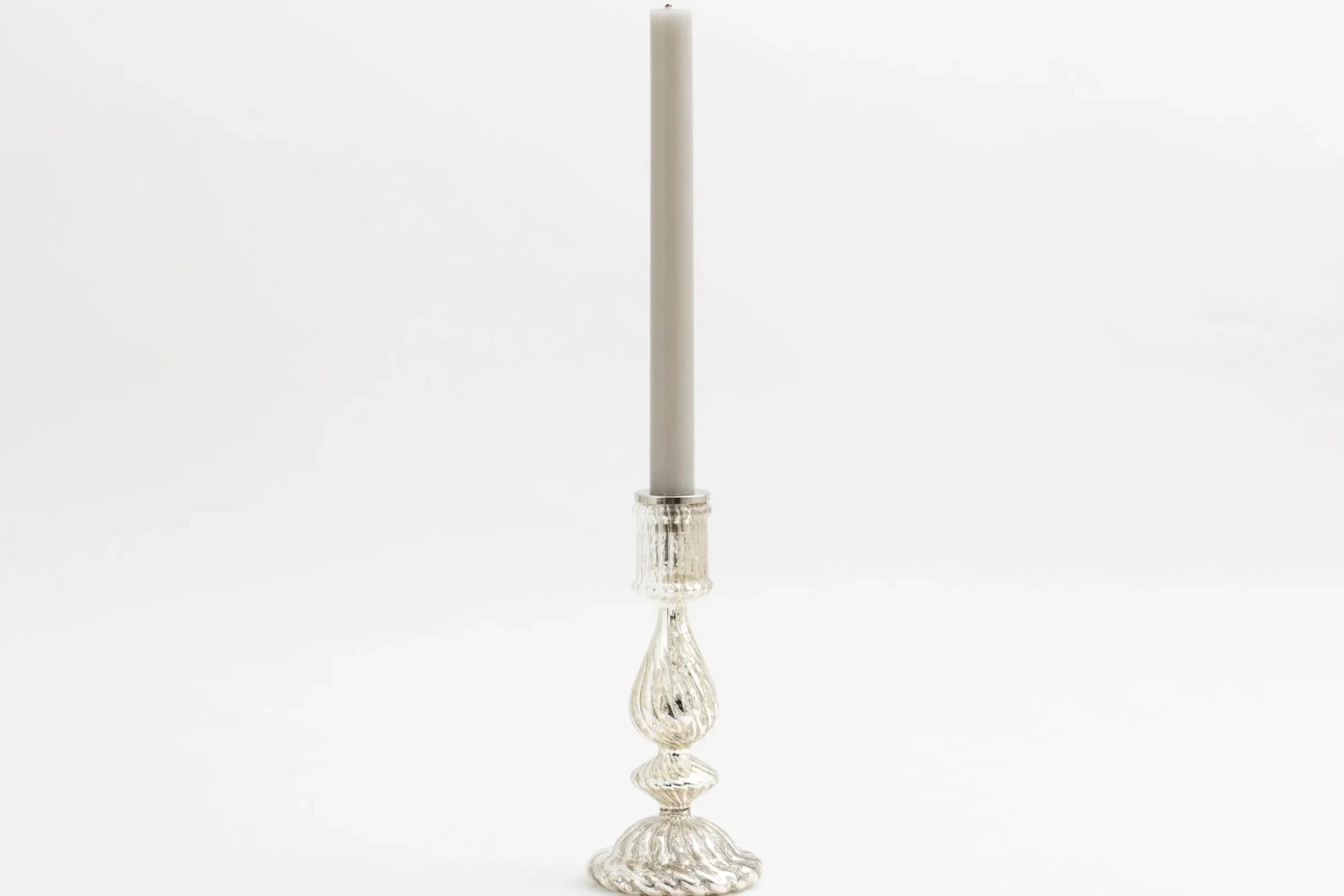 Gideon, Candlestick, Mercury Glass, S