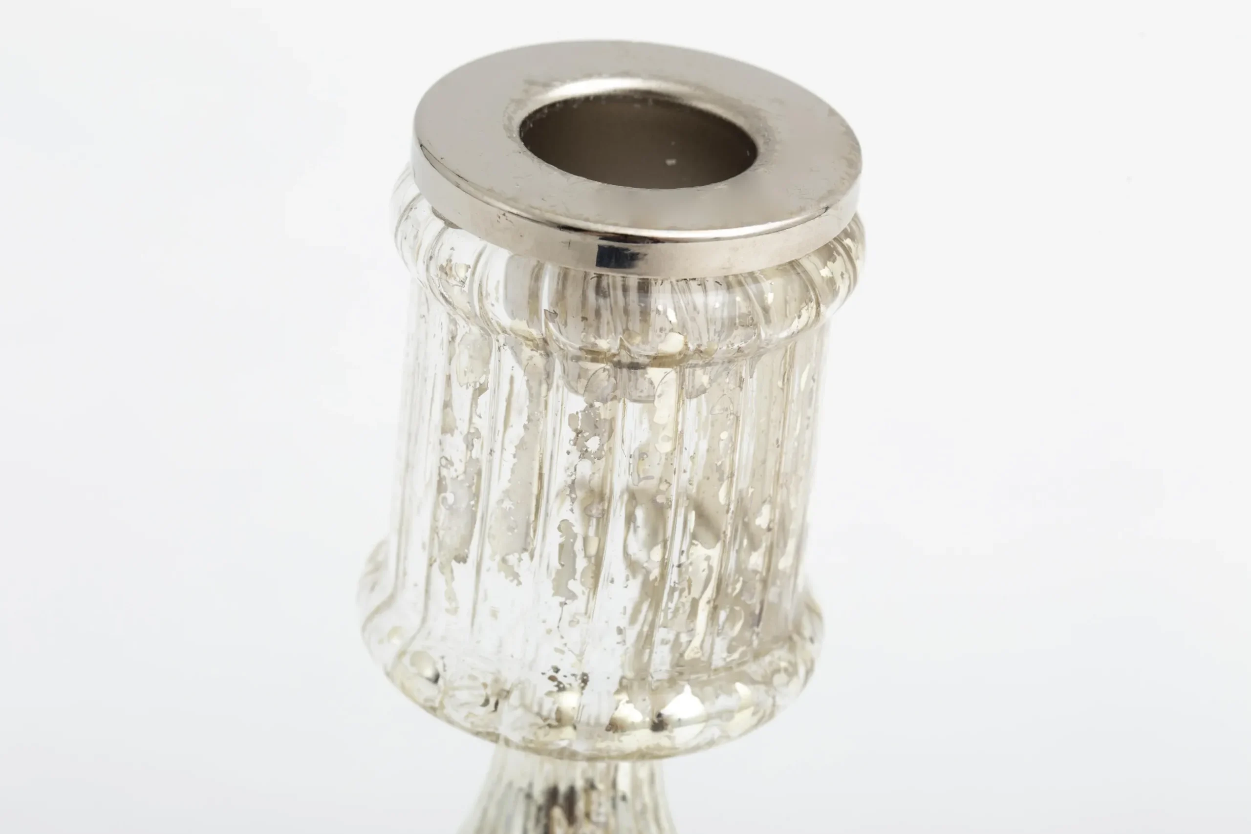 Gideon, Candlestick, Mercury Glass, S