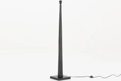 Gordes, Floor Lamp, Black, Aluminum