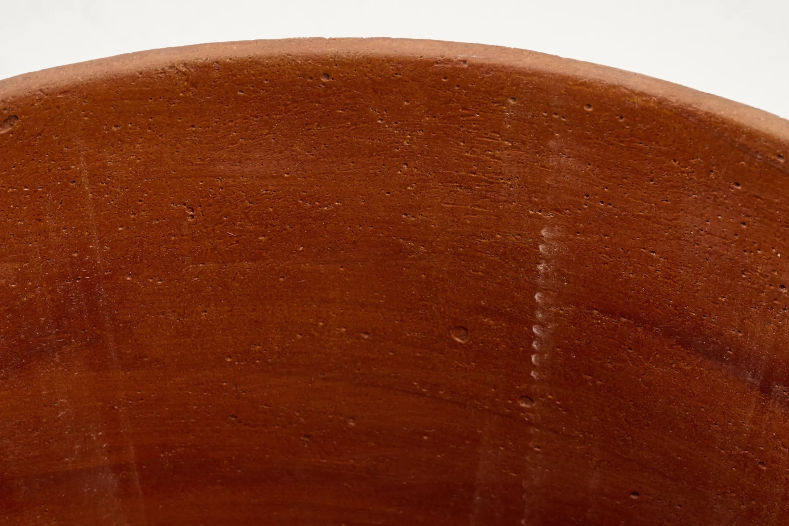 Gregg, Planter, Rust, With Saucer, L