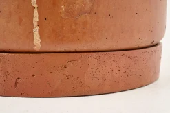 Gregg, Planter, Rust, With Saucer, S