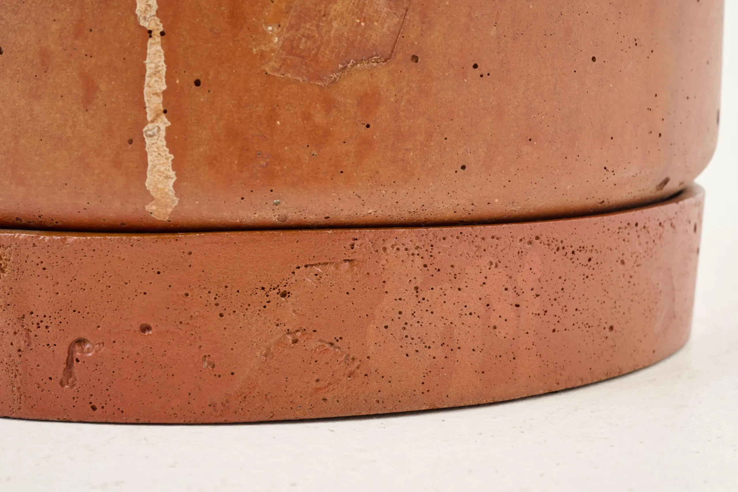 Gregg, Planter, Rust, With Saucer, S