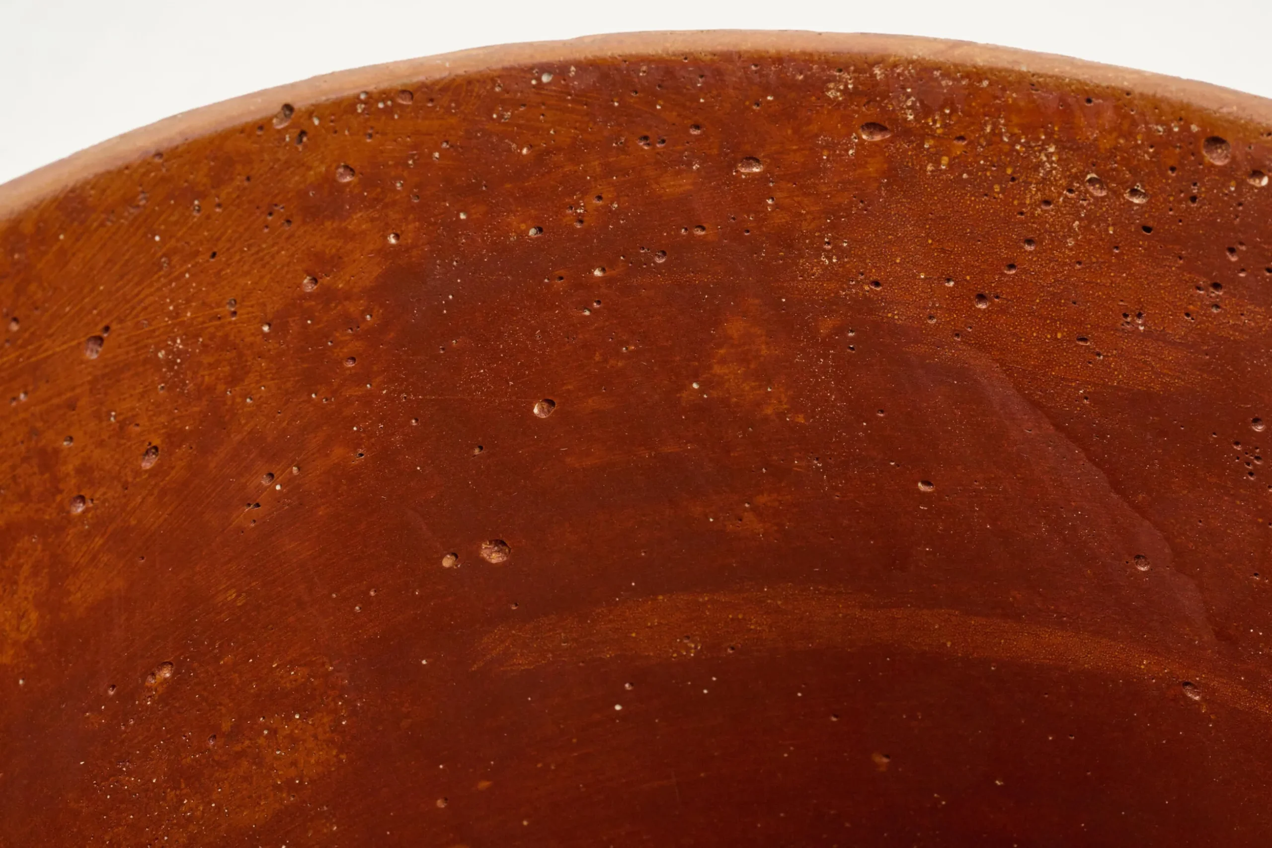 Gregg, Planter, Rust, With Saucer, S