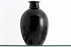 Griegos, Vase, Glass, Black
