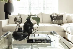 Griegos, Vase, Glass, Black