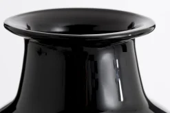 Griegos, Vase, Glass, Black