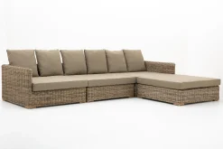 Hills, Garden Sofa, With Cushion + Pouf