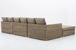 Hills, Garden Sofa, With Cushion + Pouf