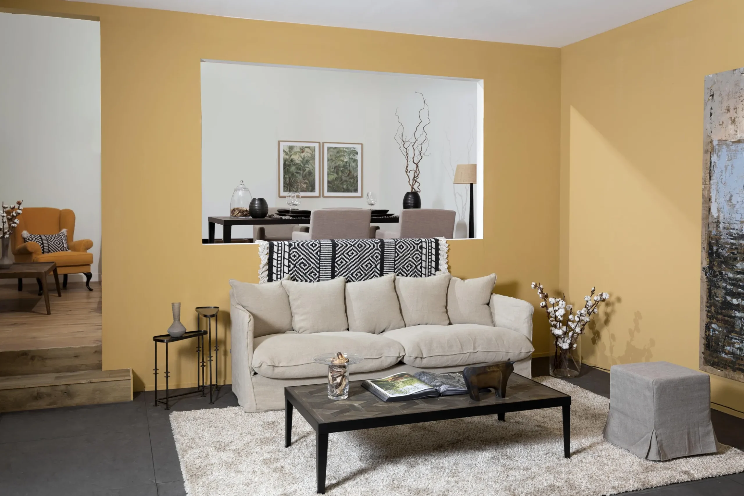 Hira, Sofa, Natural, Linen