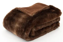 Hirom, Plaid, Faux Fur