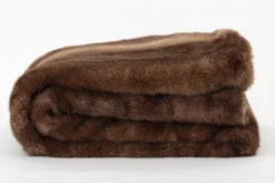 Hirom, Plaid, Faux Fur