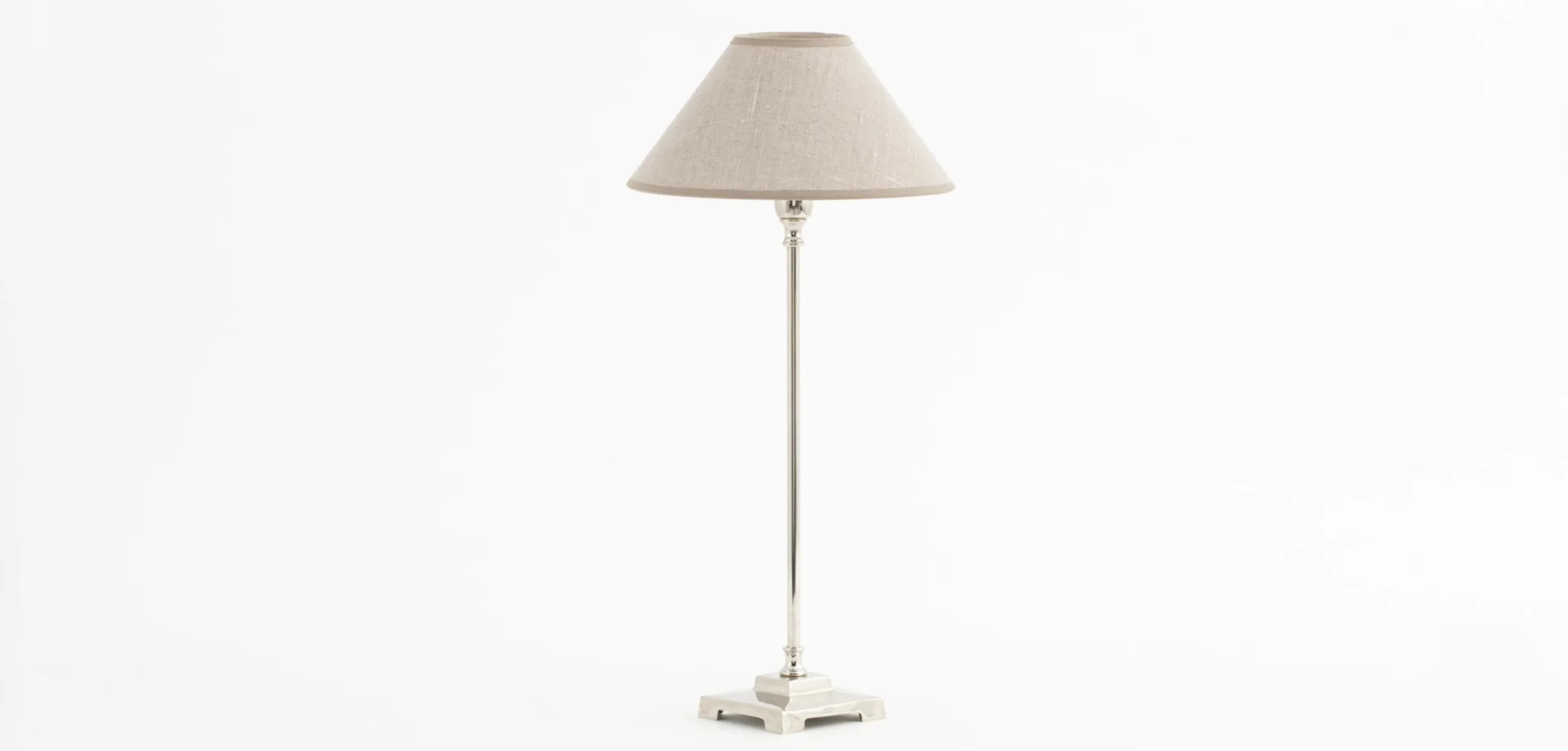 Horton, Table Lamp, Brass And Nickel