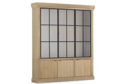 Iron Jason, Cabinet, Weathered Oak, 3 Iron Doors